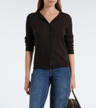 Jardin des Orangers Ribbed-knit virgin wool cardigan