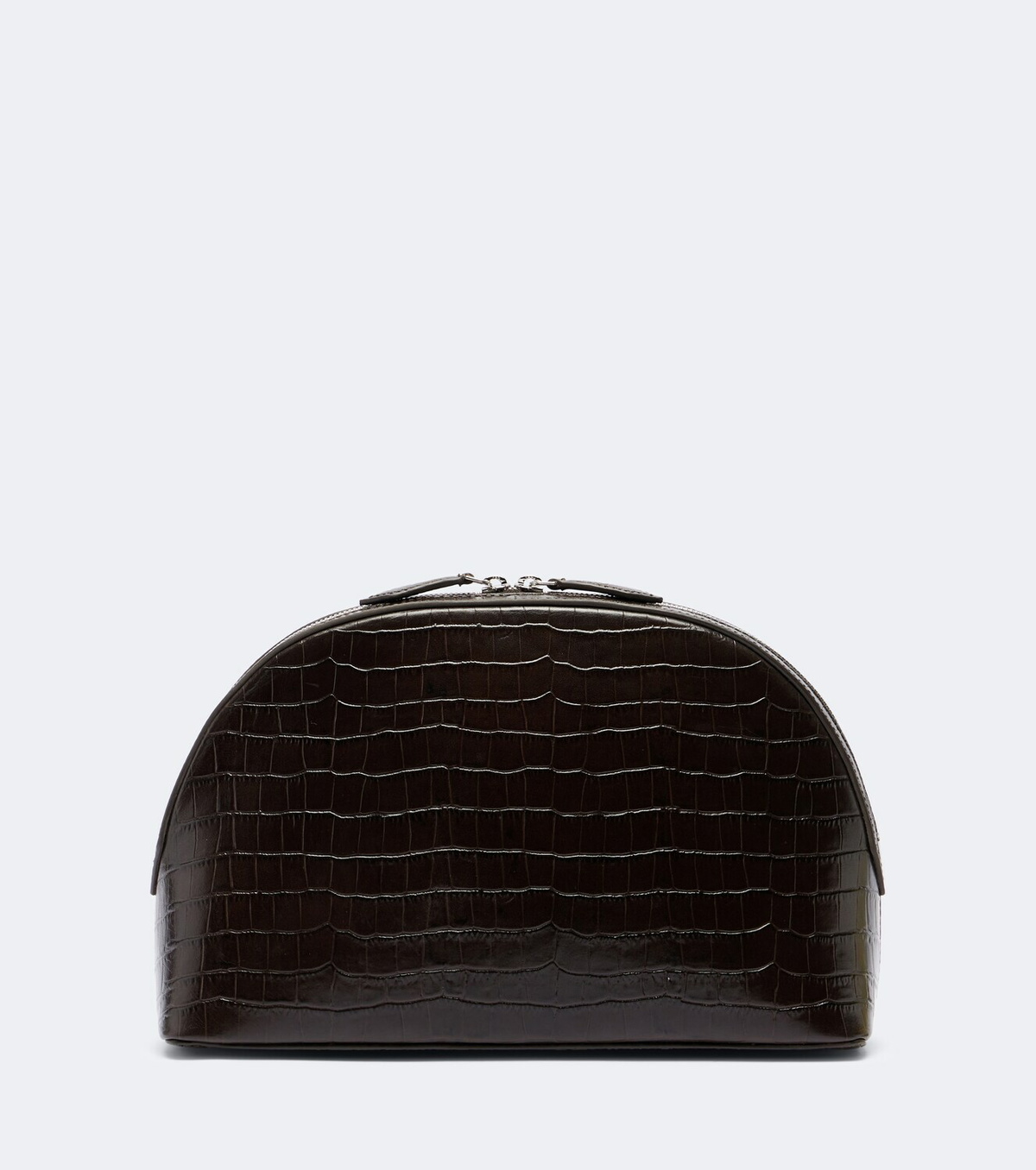 A.Emery Halloran croc-effect leather clutch