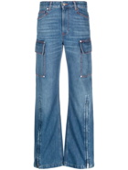 STELLA MCCARTNEY - Zip Cargo Denim Jeans