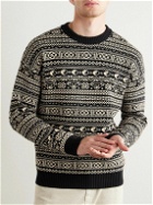Schott - Grateful Dead Intarsia Cotton Sweater - Black