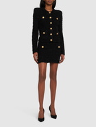 BALMAIN Maze Monogram Tweed Skirt