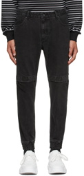 Juun.J Black Jogger Denim trousers