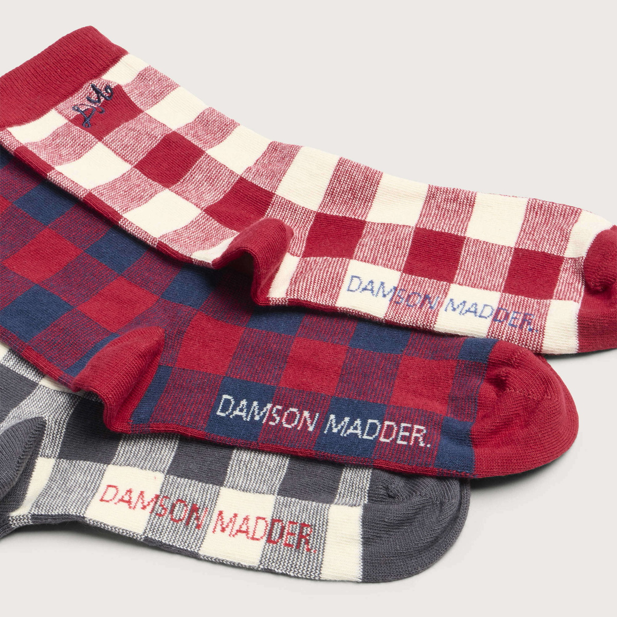 Damson Madder Women's Socks - 3 Pack in Multi