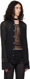 Ludovic de Saint Sernin Black Slim Shirt