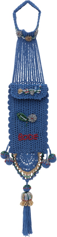 Photo: Bode Blue Laurel Crochet Pouch