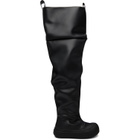 YUME YUME Black High Fisherman Tall Boots