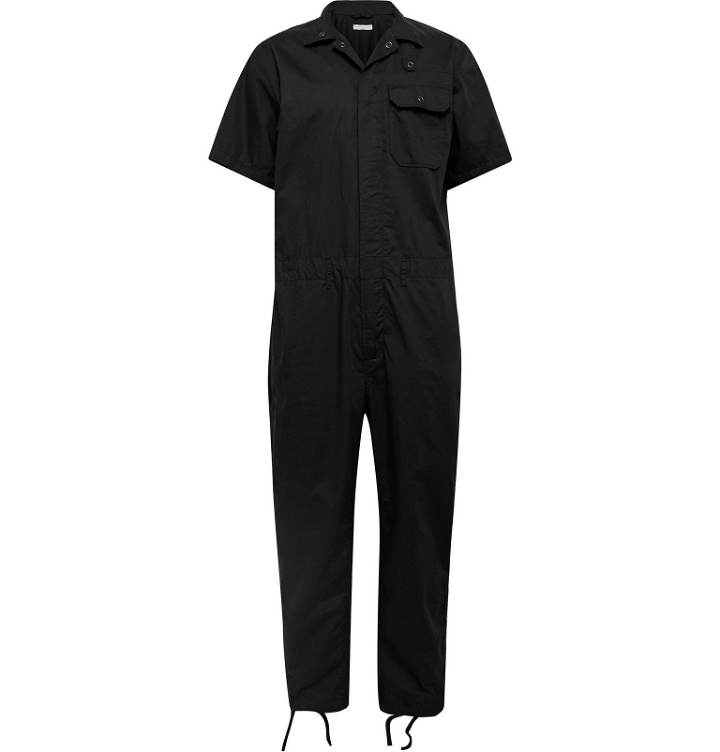 Photo: Engineered Garments - Patchwork Cotton Jumpsuit - Black