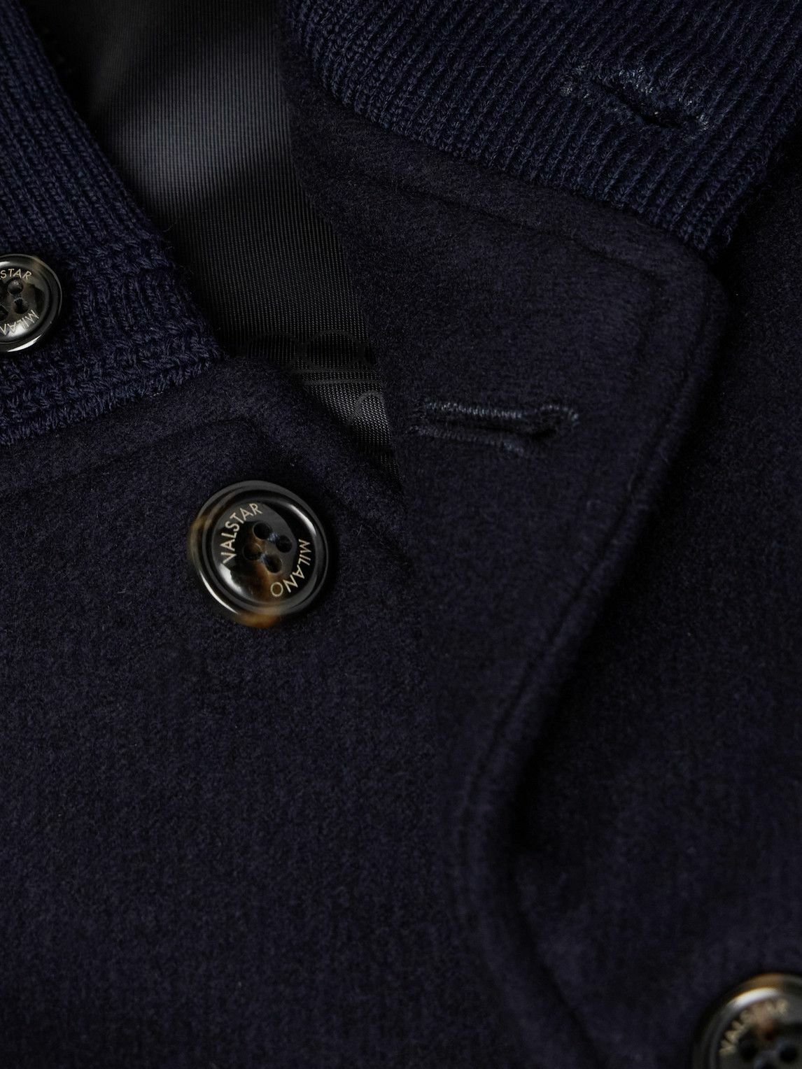 Valstar - Virgin Wool Bomber Jacket - Blue