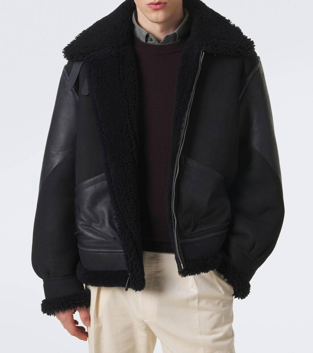 Ralph Lauren Purple Label Lutton shearling-lined leather jacket
