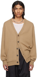 Maison Margiela Tan Patch Cardigan