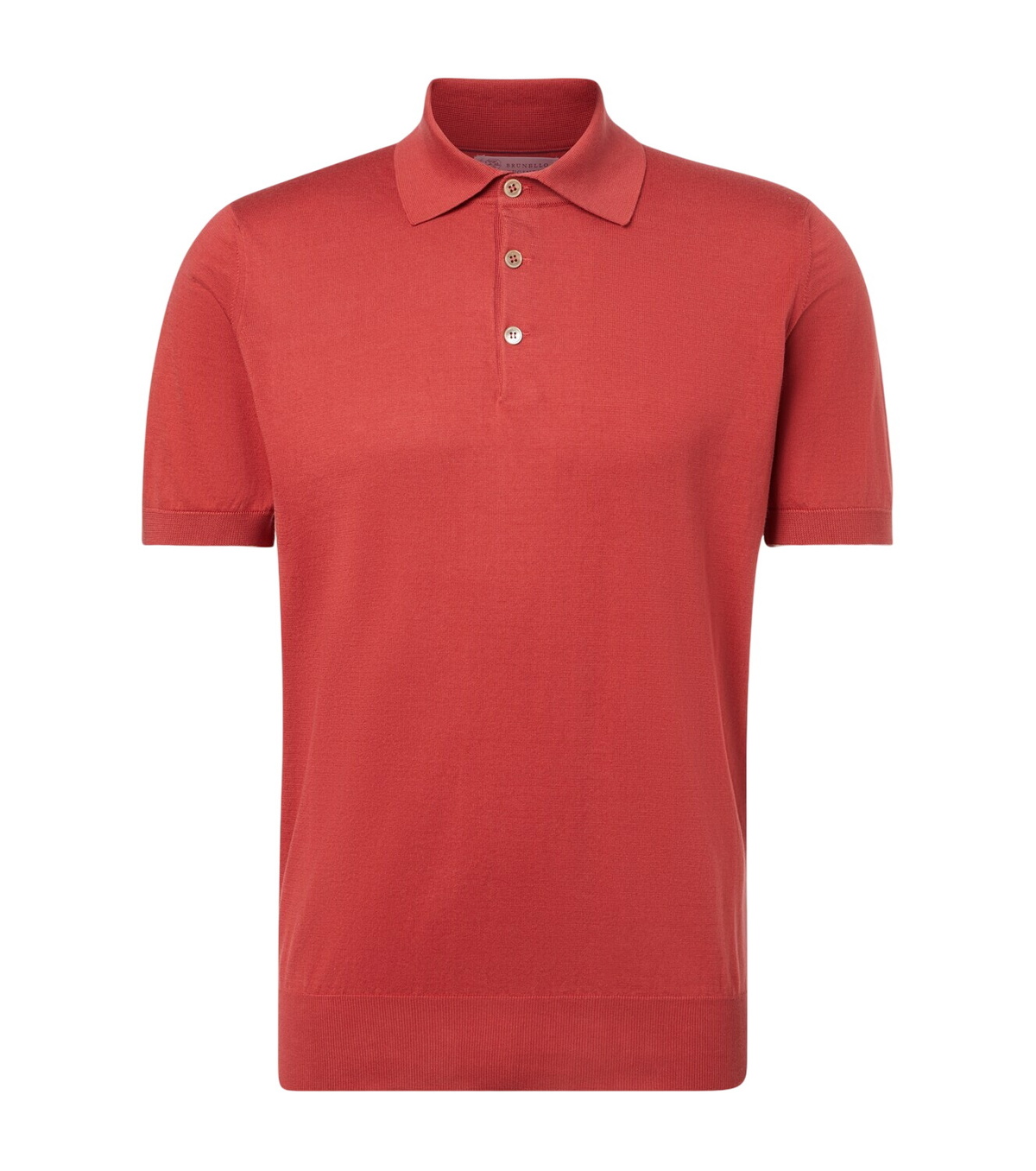 Brunello Cucinelli Polo Shirt Red Mens Brunello Cucinelli