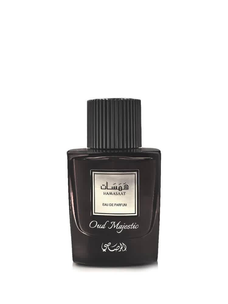 Rasasi Mens Hamasaat Oud Majestic EDP Spray 3.4 oz Fragrances 614514092262
