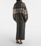 Brunello Cucinelli Pleated wool-blend tapered pants