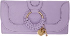 See by Chloé Purple Long Hana Wallet