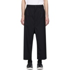 Comme des Garcons Homme Black Tropical Wool Trousers