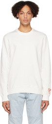 Golden Goose White Archibald Sweatshirt