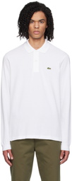 Lacoste White Classic Polo