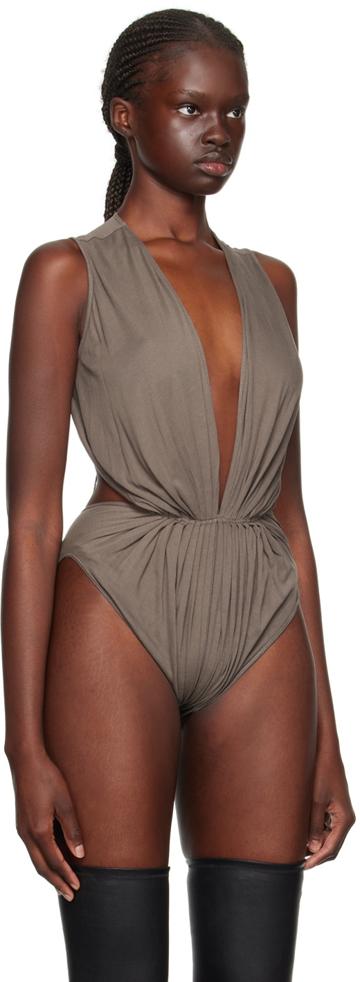 Rick Owens Lilies Gray Gia Bodysuit