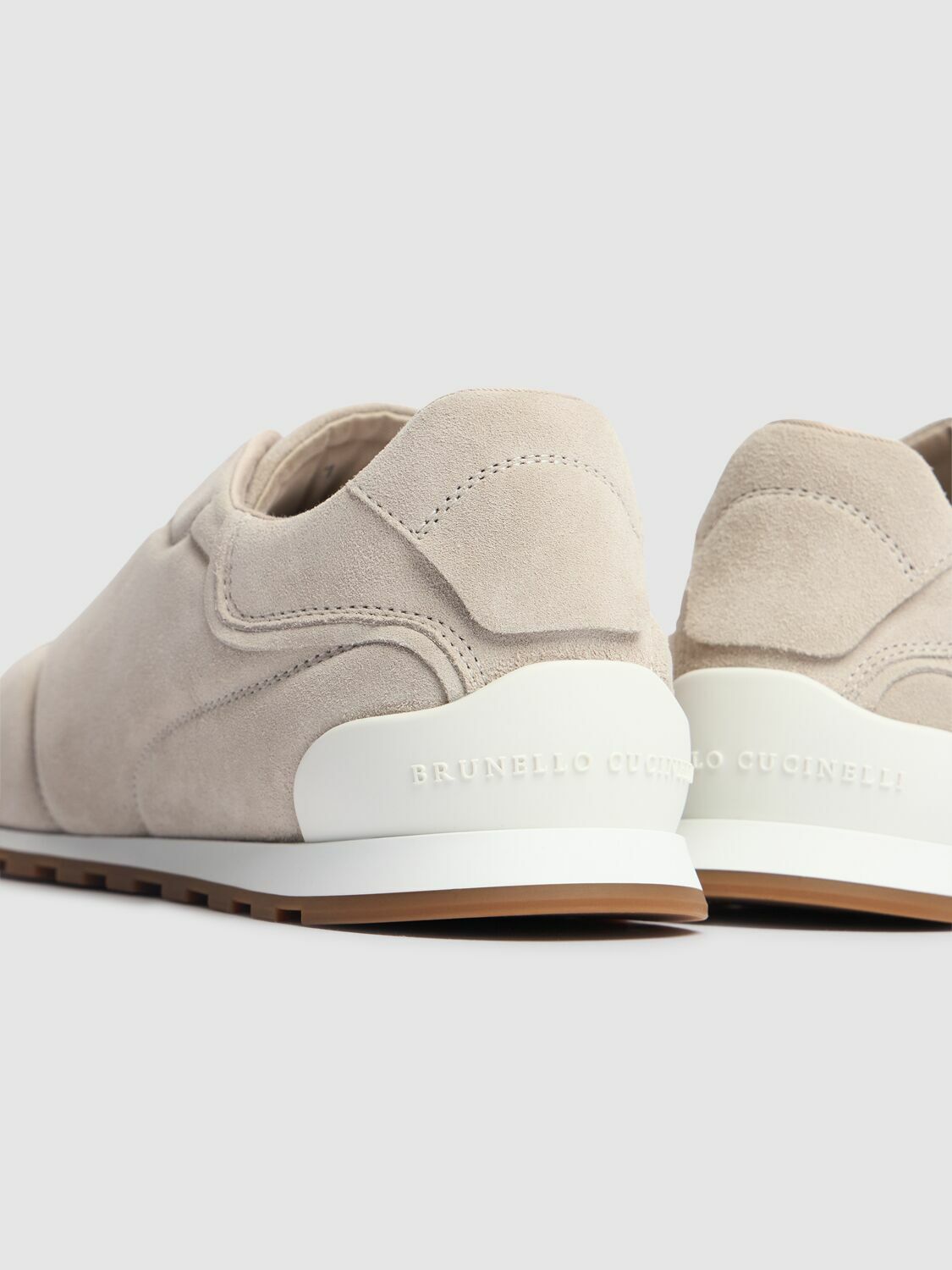 Brunello Cucinelli - Panama Off White & Tan Sneaker
