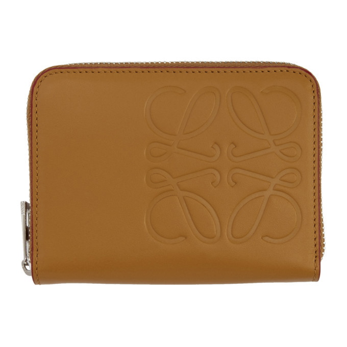 Photo: Loewe Tan Anagram Zip Wallet