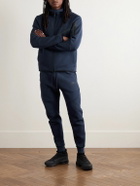 Nike - Slim-Fit Tapered Cotton-Blend Tech-Fleece Sweatpants - Blue