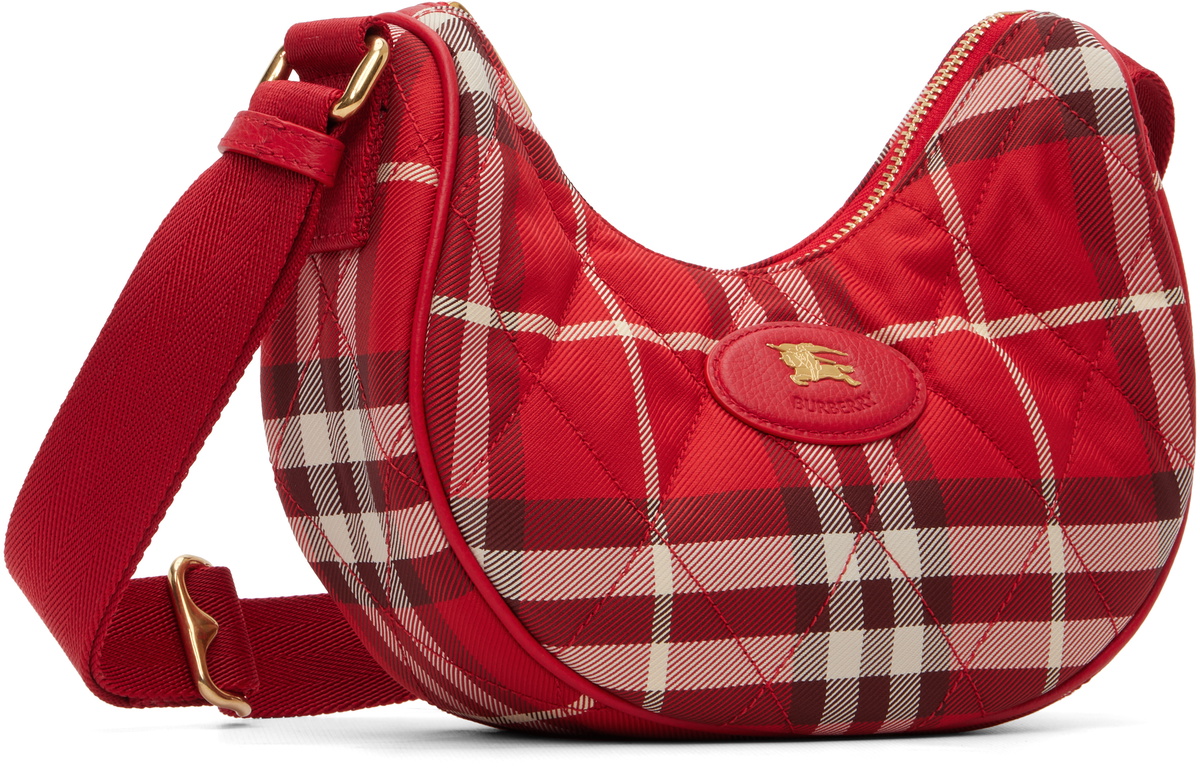 Burberry Red Horseshoe Crossbody Bag​