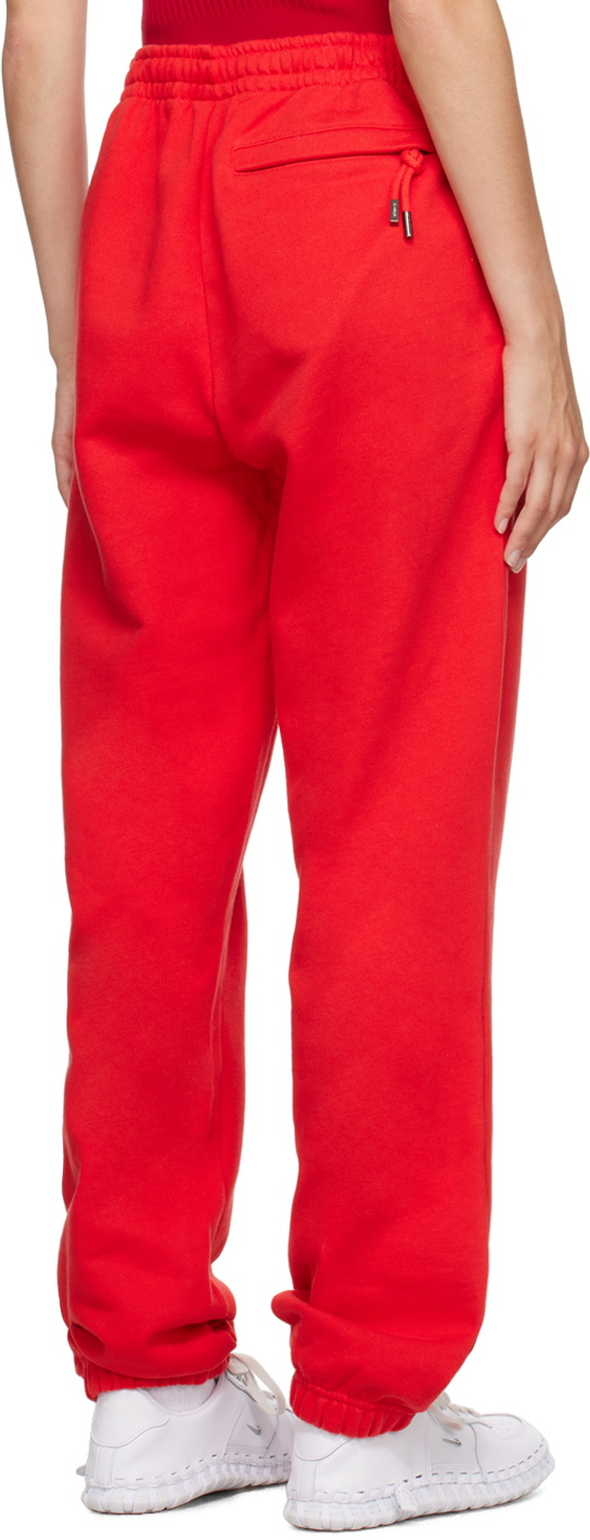 Jacquemus Red Le Papier 'Le Jogging Jacquemus' Lounge Pants