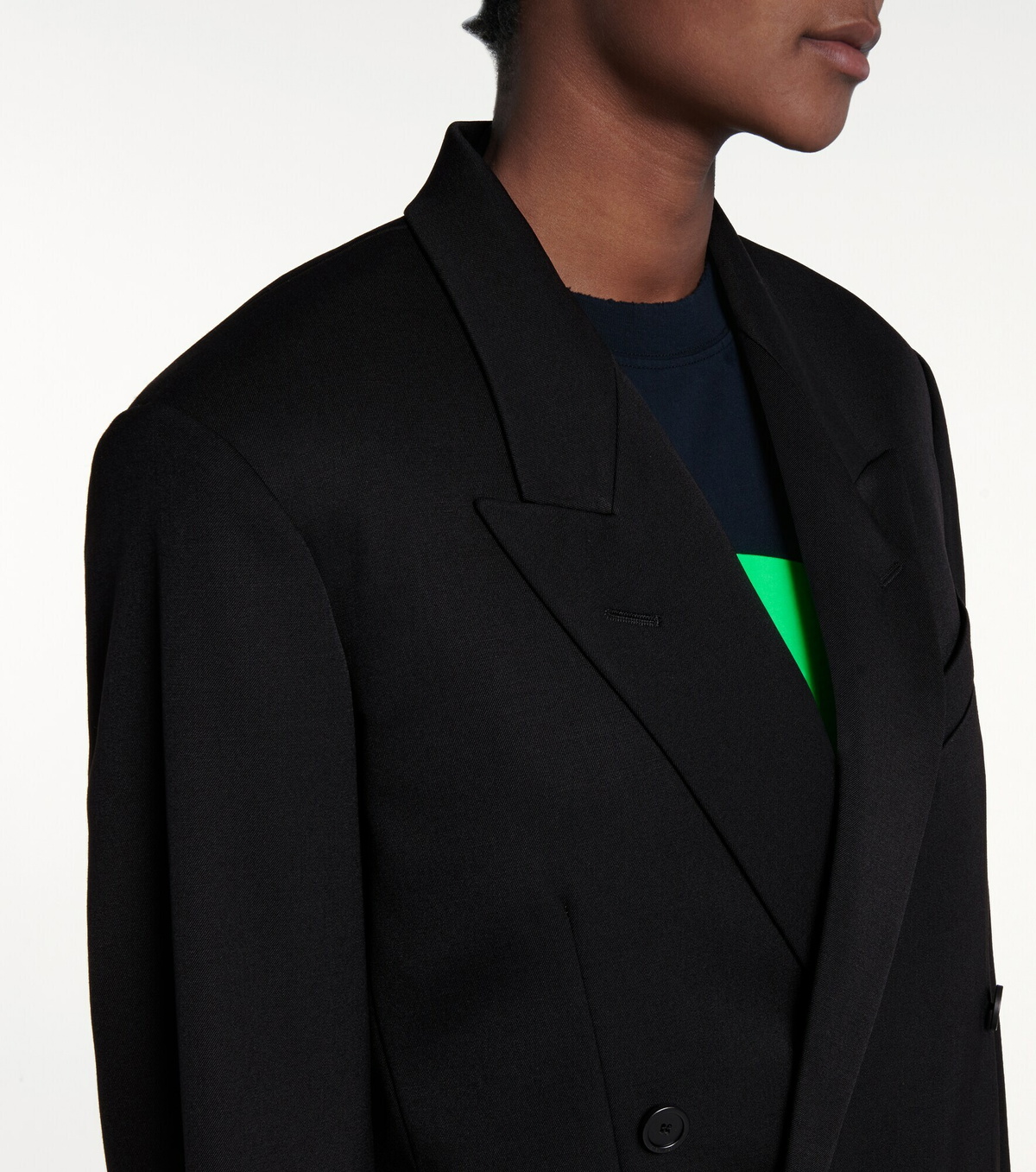 Balenciaga - Double-breasted stretch-wool blazer