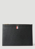 Thom Browne - Logo Tab Pouch in Black