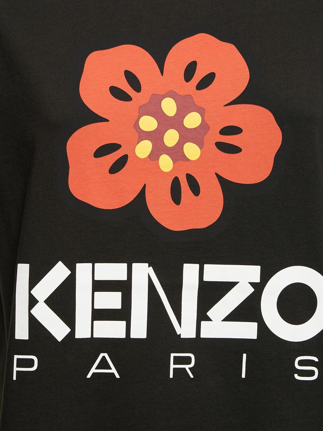 KENZO PARIS - Boke Flower Loose Cotton T-shirt Kenzo