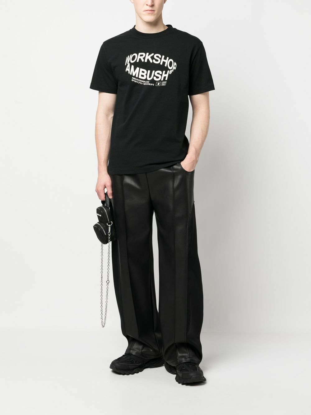 AMBUSH - Logo Cotton T-shirt Ambush
