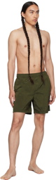 Stone Island Green Patch Swim Shorts