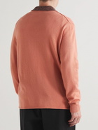 Mr P. - Cashmere-Blend Polo Shirt - Orange