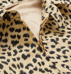 Gucci - Leopard-Jacquard Cotton-Blend Bomber Jacket - Neutrals