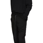 The Viridi-anne Black Fleece Lounge Pants