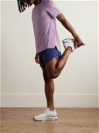 Lululemon - Slim-Fit Logo-Print Recycled-Jersey T-Shirt - Purple