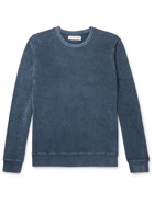 ORLEBAR BROWN - Pierce Slim-Fit Garment-Dyed Cotton-Terry Sweatshirt - Blue
