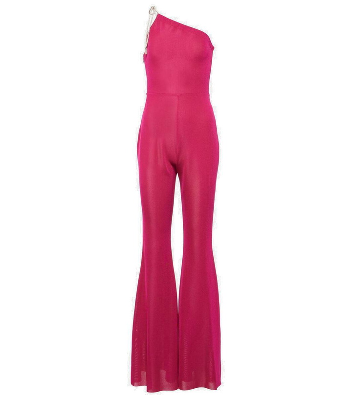 Photo: Alexandre Vauthier One-shoulder flared jumpsuit