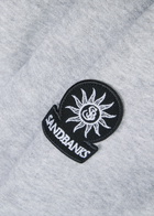 Sandbanks Logo-appliquéd Hooded Cotton Sweatshirt Grey