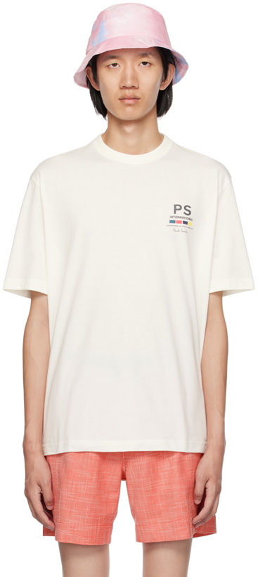 Photo: PS by Paul Smith White 'PS International' T-Shirt