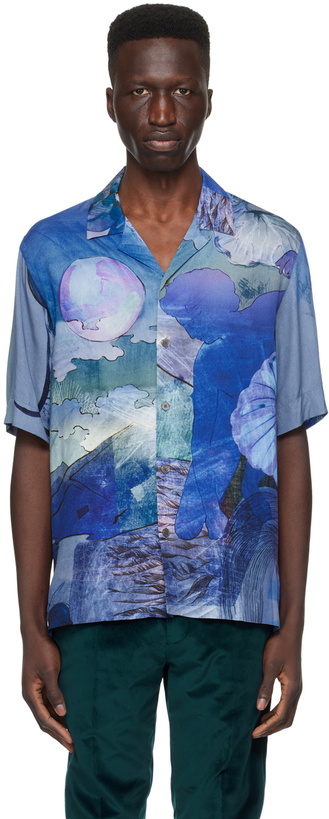 Photo: Paul Smith Blue Graphic Shirt