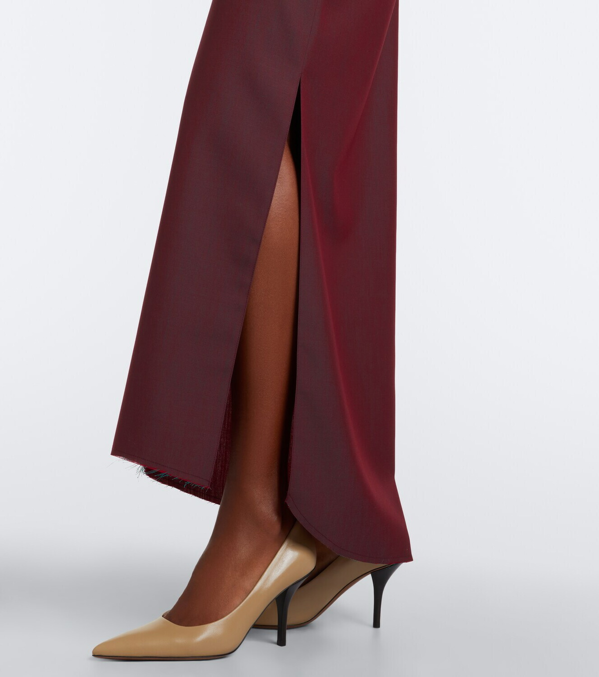 The Row Gurio virgin wool maxi skirt