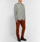 Massimo Alba - Canary Striped Cotton-Twill Shirt - Green