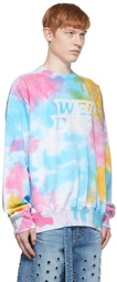 We11done Multicolor Cotton Sweatshirt