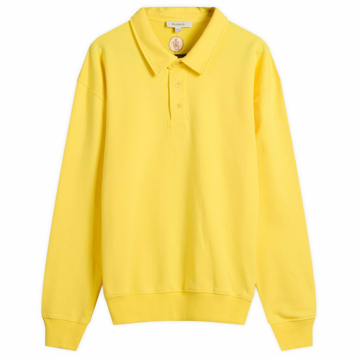 トップス JW ANDERSON LONG SHIRT SLEEVE POLO TEE JW Anderson Long Sleeve Rugby Polo - Tobacco – The Frankie Shop