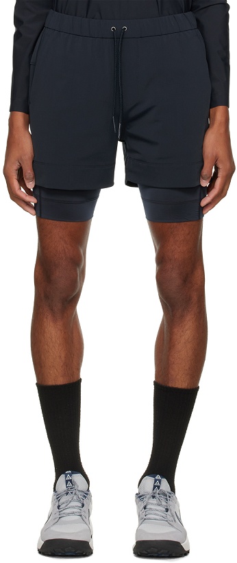 Photo: JACQUES Navy Tennis Compression Shorts