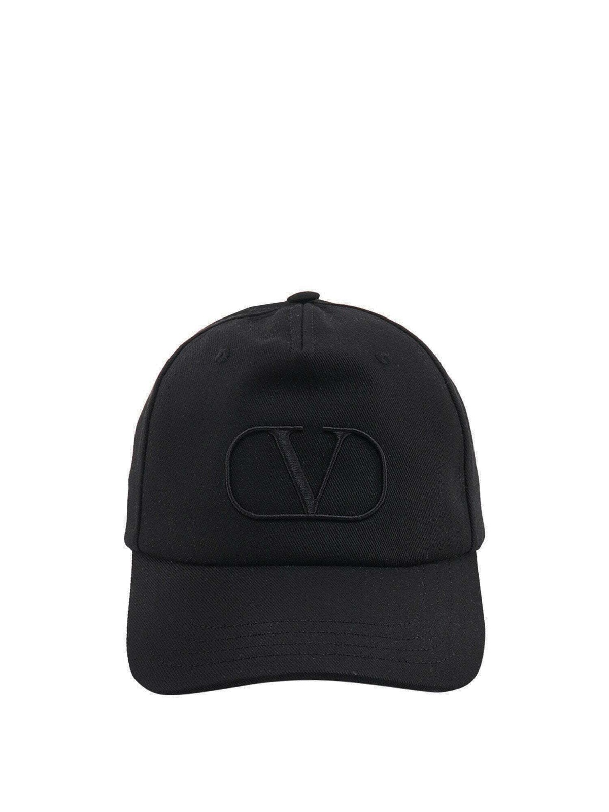 Valentino Garavani Hat Black Mens Valentino Garavani