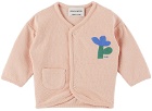 Bobo Choses Baby Pink Sea Flower Cardigan