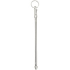 Rick Owens Silver Temple Snake Keychain