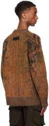 Feng Chen Wang Brown Gradient Sweater